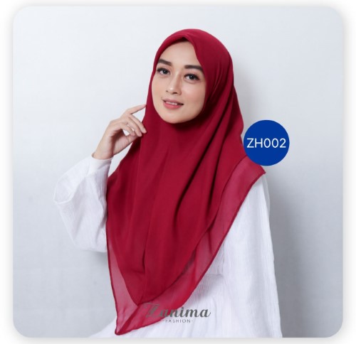 Jilbab Instan AFRA - Zanima ZH002 Red